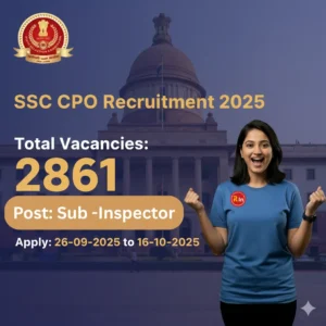 SSC CPO Notification 2025