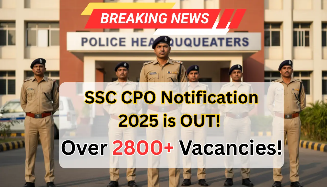 SSC CPO Notification 2025